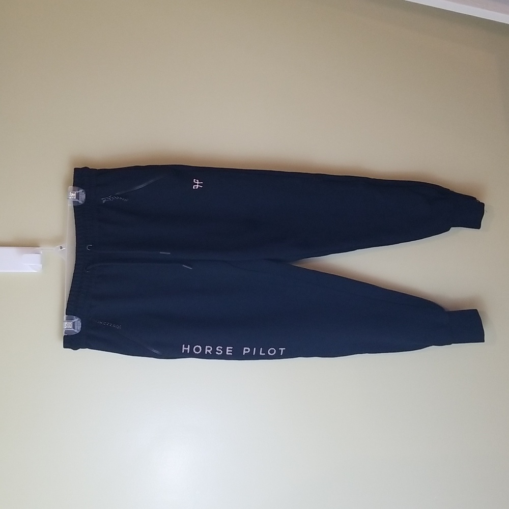 Horse Pilot Tram Jogger Pants Black Size Small